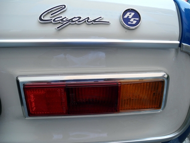 Ford Capri I RS2600 RS Emblem rund
Ford Capri I RS2600 RS Badge round
Ford Capri I RS2600 RS emblme rond